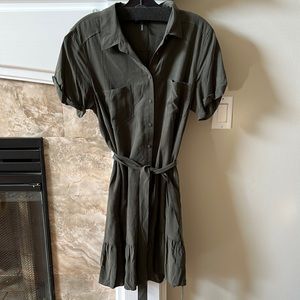 Paige | Olive Green Dress